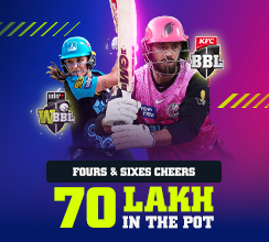 Our ‘Fours & Sixes Cheers’ contest has an estimated prize pool of ₹70 lakh based on last year’s results.